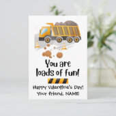 Carte De Remerciements Charges de classe de construction amusante Valenti (Debout devant)