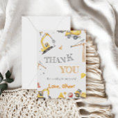 Carte De Remerciements Chariot de construction Boy Anniversaire Jaune