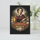 Carte De Remerciements Charlotte Brontë (Debout devant)