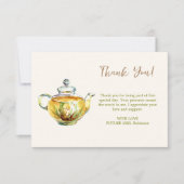 Carte De Remerciements CHARMANT Chamomile Tea Party (Devant)