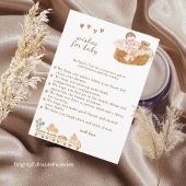 Carte De Remerciements Charming Boho Baby Wives Card