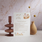 Carte De Remerciements Charming Boho Baby Wives Card