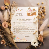 Carte De Remerciements Charming Boho Baby Wives Card