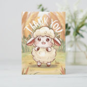 Carte De Remerciements Charming Cottage (Debout devant)