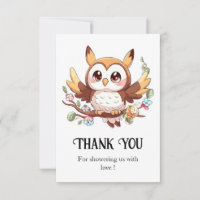 Charming Cute Owl Baby shower