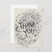 Carte De Remerciements Charming Simple Chic Celestin (Devant / Derrière)