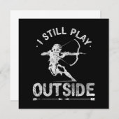 Carte De Remerciements Chasse à l'arc Chasse à la chaudière en détresse (Devant / Derrière)