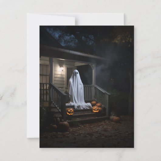 Carte De Remerciements Chasse aux fantômes no 09 (Devant)