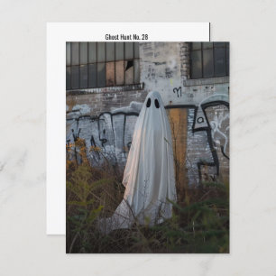 Carte De Remerciements Chasse aux fantômes no 28