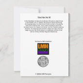 Carte De Remerciements Chasse aux fantômes no 40 (Dos)