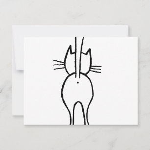 Carte De Remerciements Chat