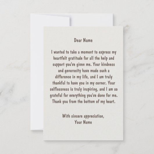 Carte De Remerciements Chat et fleurs de Boho (Dos)