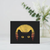 Carte De Remerciements Chat Rétro Vintage (Debout devant)