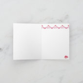 Carte De Remerciements Château de Versailles France Noël (Intérieur)