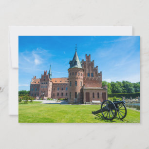Carte De Remerciements Château Egeskov Scénique