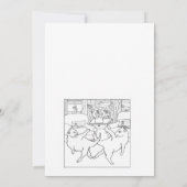 Carte De Remerciements Chats (Dos)