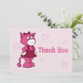 Carte De Remerciements Chats Boomi (Debout devant)