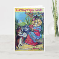 Chats de nombreuses terres - Louis Wain