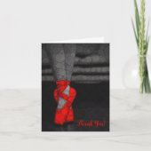 Carte De Remerciements Chaussures Ballerina Modern Ballet (Devant)
