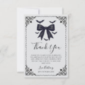 Carte De Remerciements Chauves-souris et vaches Halloween Baby shower got (Devant)