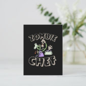 Carte De Remerciements Chef d'Halloween (Debout devant)