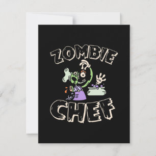 Carte De Remerciements Chef d'Halloween