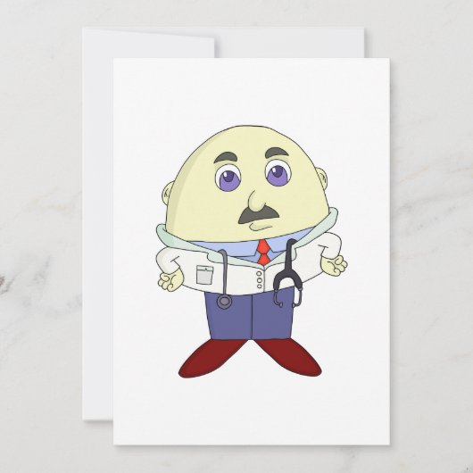 Carte De Remerciements Chef d'oeuf (Devant)