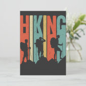 Carte De Remerciements Chemise d'aventure à thème randonnée, Randonnée Vi (Debout devant)
