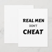 CARTE DE REMERCIEMENTS CHÈQUE (Devant / Derrière)