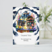 Carte De Remerciements Chercheur en chimie simple agréé Anniversaire (Debout devant)