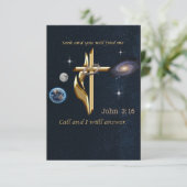 Carte De Remerciements Cherchez et vous me trouverez (Debout devant)