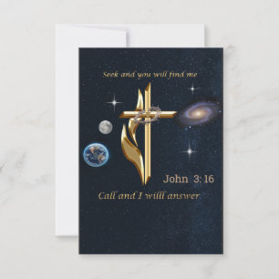 Carte De Remerciements Cherchez et vous me trouverez