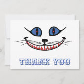 Carte De Remerciements Cheshire Chat Smile (Devant)