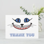 Carte De Remerciements Cheshire Chat Smile (Debout devant)