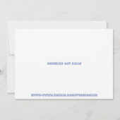 Carte De Remerciements Cheshire Chat Smile (Dos)