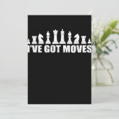 Carte De Remerciements Chess Set Pieces Ive Got Move Lovers (Debout devant)