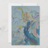 Carte De Remerciements Cheval de plusieurs couleurs (Dos)