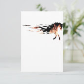 Carte De Remerciements Cheval Flammes, Logo Cheval, Cheval (Debout devant)