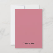 Carte De Remerciements Cheval mignon (Dos)