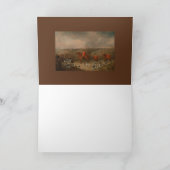 CARTE DE REMERCIEMENTS CHEVAUX DANS LES MAISONS TOUTE OCCASION/CARTE VIER (Intérieur)