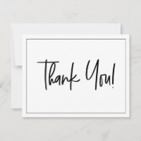 Chic Black White Business Social Media No Logo