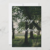 Carte De Remerciements Chic Minimalist Christmas Card (Dos)