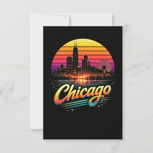 Carte De Remerciements Chicago (Devant)