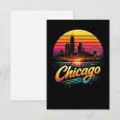 Carte De Remerciements Chicago (Devant / Derrière)