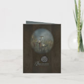 Carte De Remerciements Chickadees Pond  (Dos)