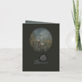 Carte De Remerciements Chickadees Pond (Dos)