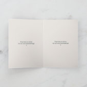 Carte De Remerciements Chien avec lunettes de vue Lecture Journal Plier C (Intérieur)