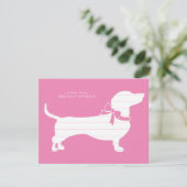 Carte de remerciements Chien Chien Chien Chien Chi (Debout devant)