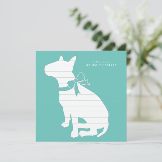 Carte De Remerciements Chien Chien Chien Chien Chien Chien Chien Chien Ch (Debout devant)