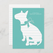 Carte De Remerciements Chien Chien Chien Chien Chien Chien Chien Chien Ch (Devant / Derrière)